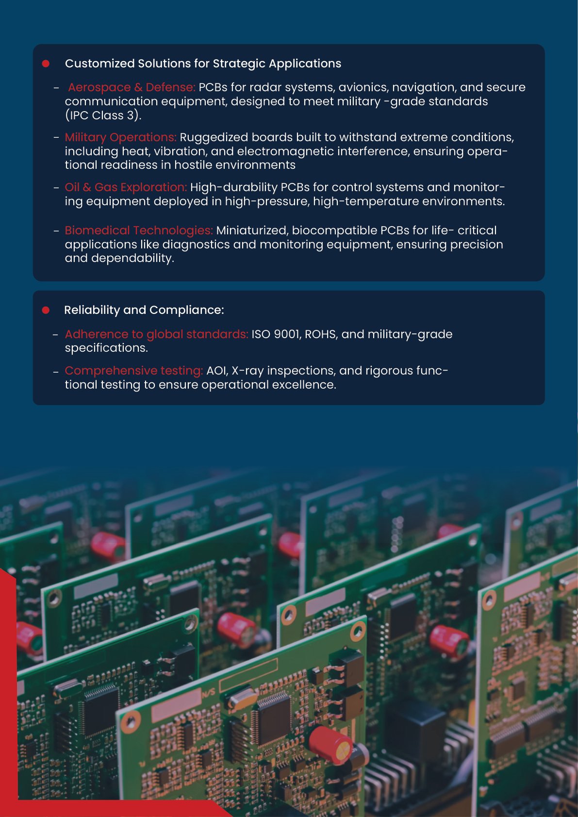 Strategic applications